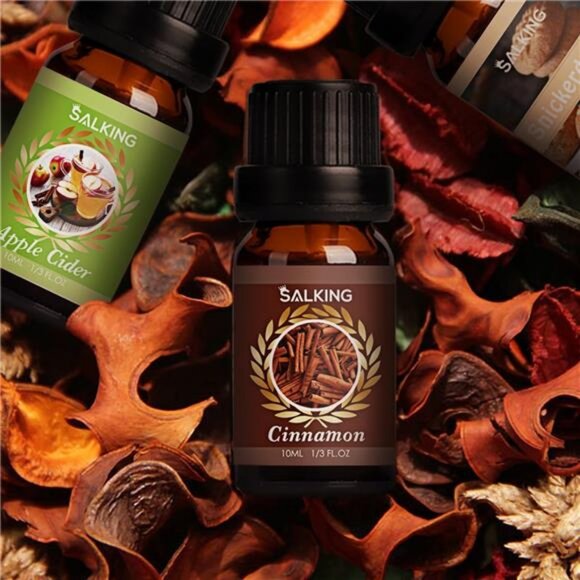 SALKING Autumn Fragrance Oils, Premium Fall Essential Oils for Diffuser, - Picture 6 of 7
